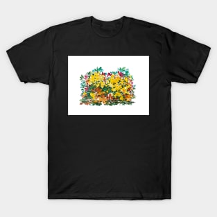 Bright Flower Patch T-Shirt